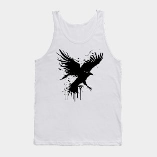 flying black raven Tank Top